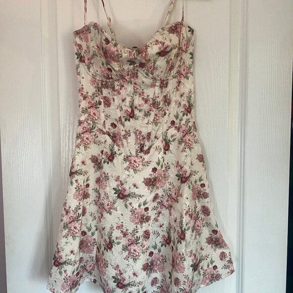 Windsor Floral Corset Dress - Picture 1 of 4